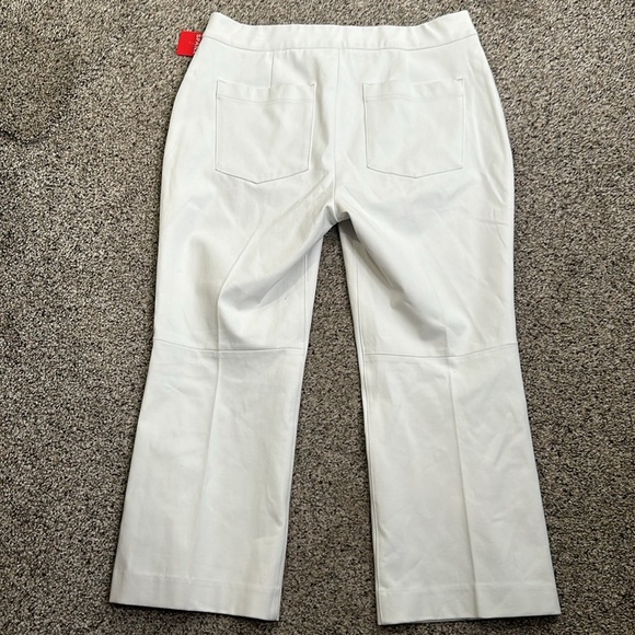 Spanx sliver lining kicks flair pant classic white pull on size large P new - Picture 9 of 10